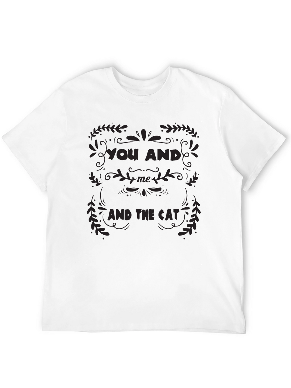 You and Me and The Cat Graphic Tee