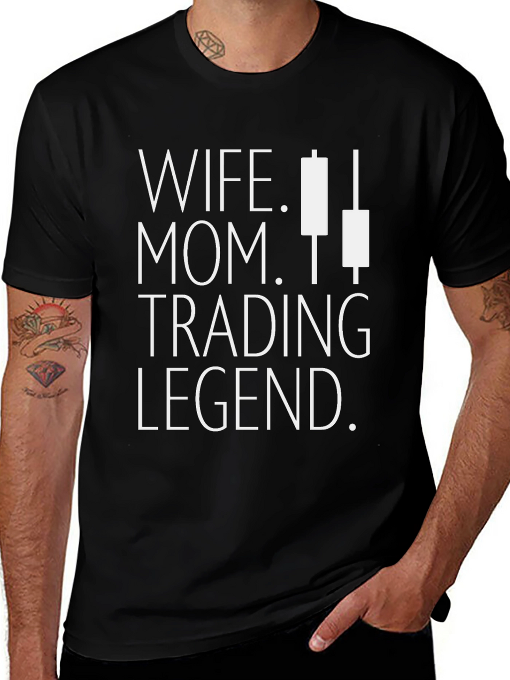 Wife Mom Trading Legend Graphic Tee
