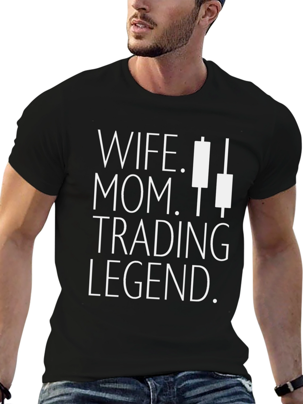 Wife Mom Trading Legend Graphic Tee