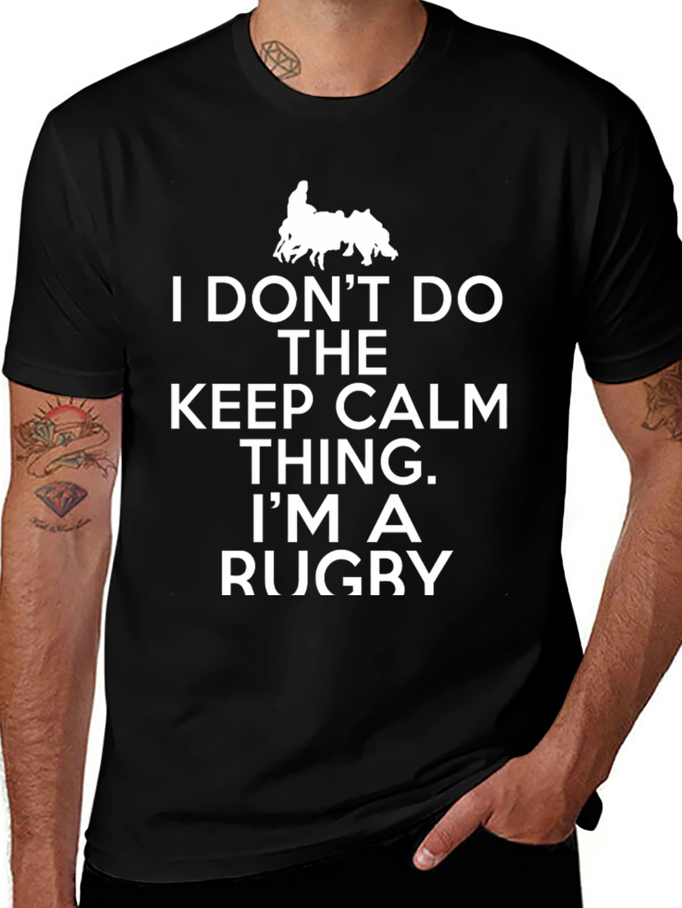 Rugby T-Shirt - I Dont Do Calm
