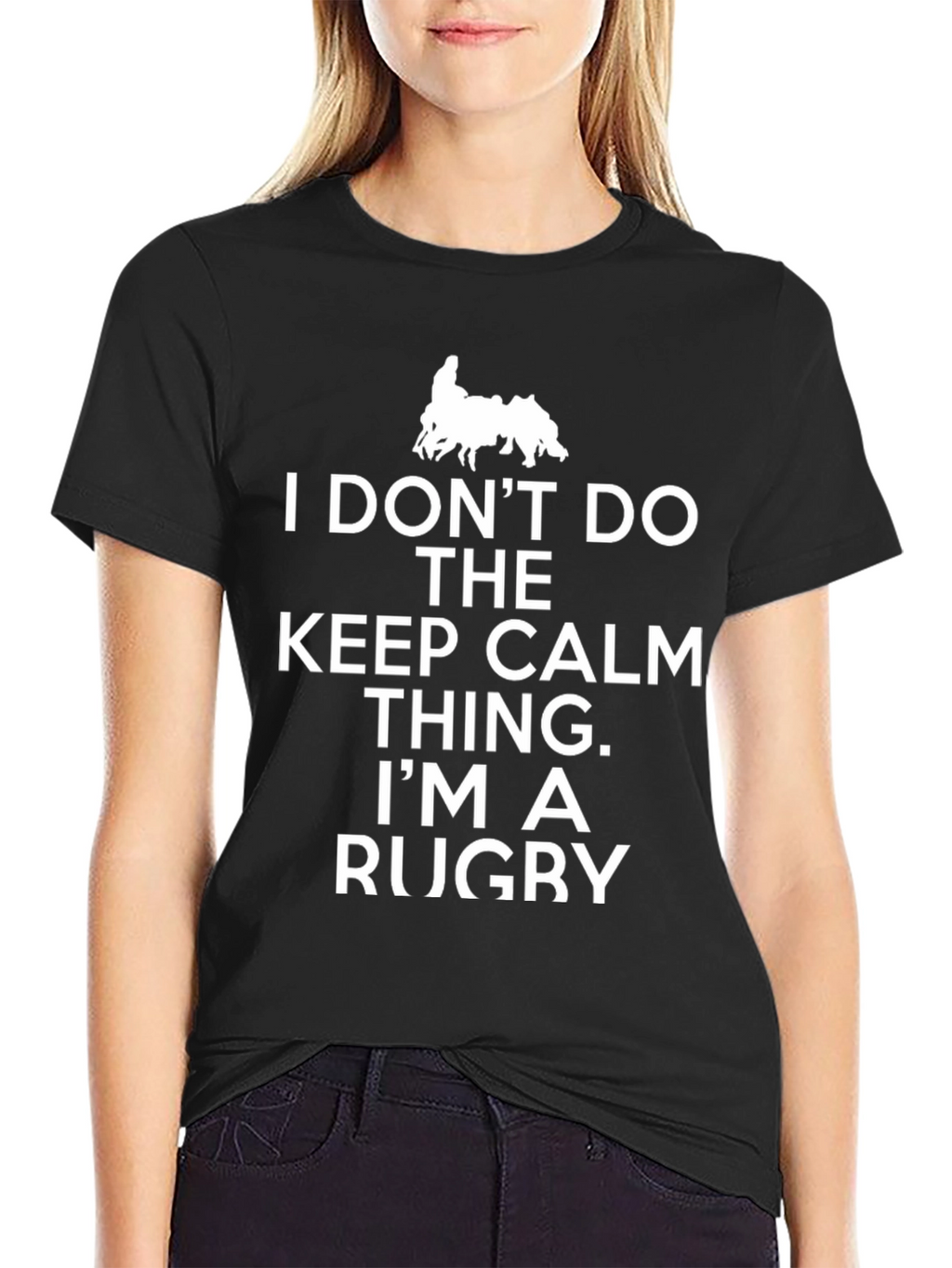 Rugby T-Shirt - I Dont Do Calm