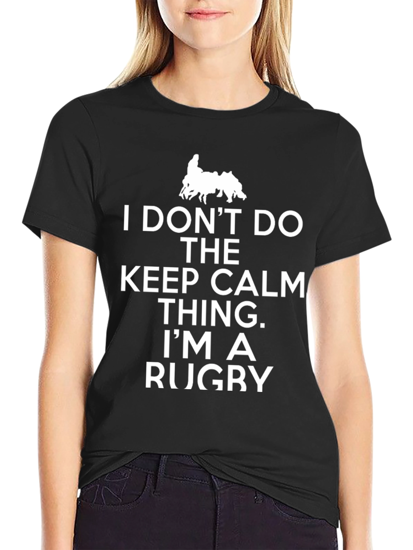Rugby T-Shirt - I Dont Do Calm