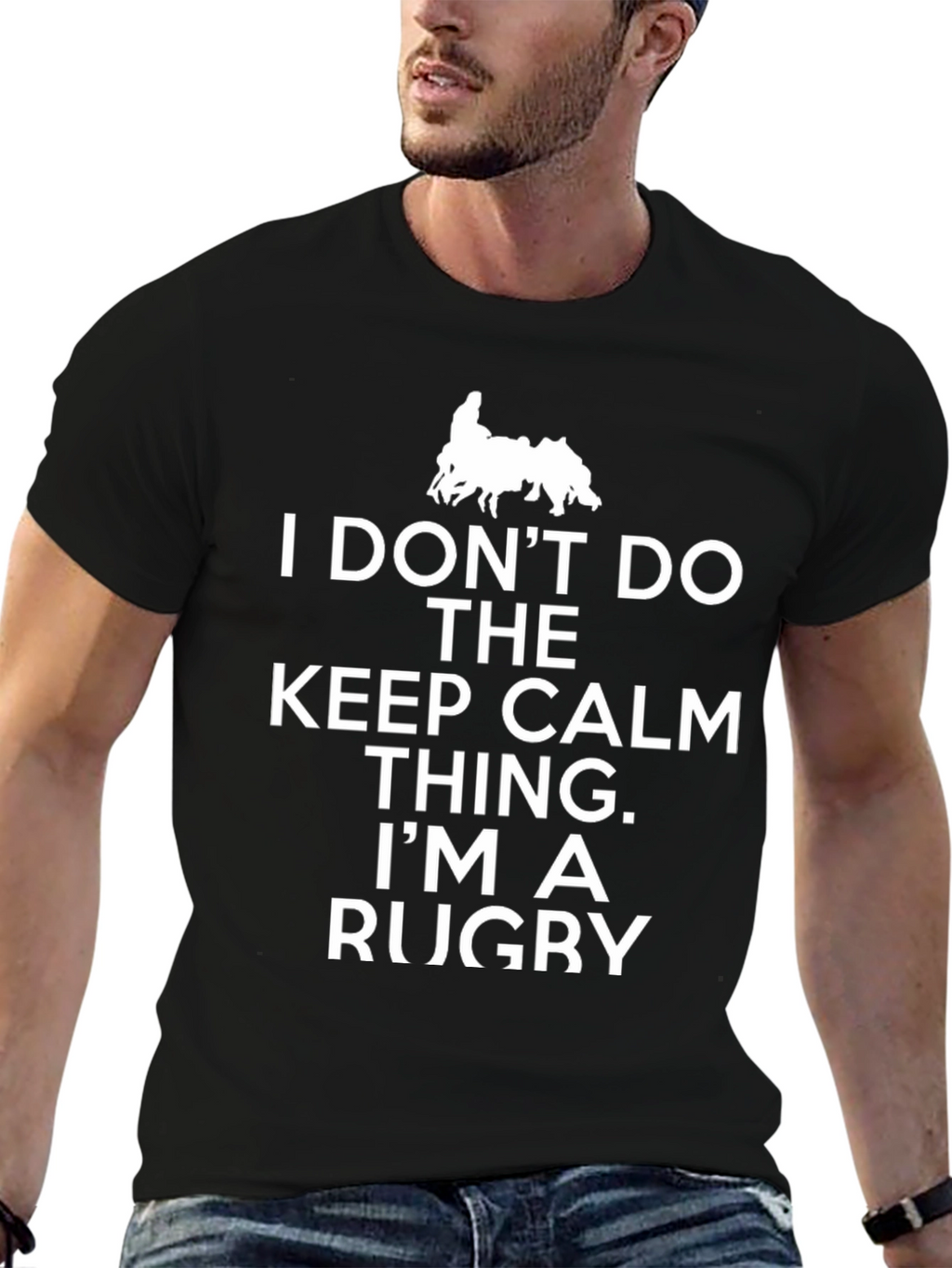 Rugby T-Shirt - I Dont Do Calm