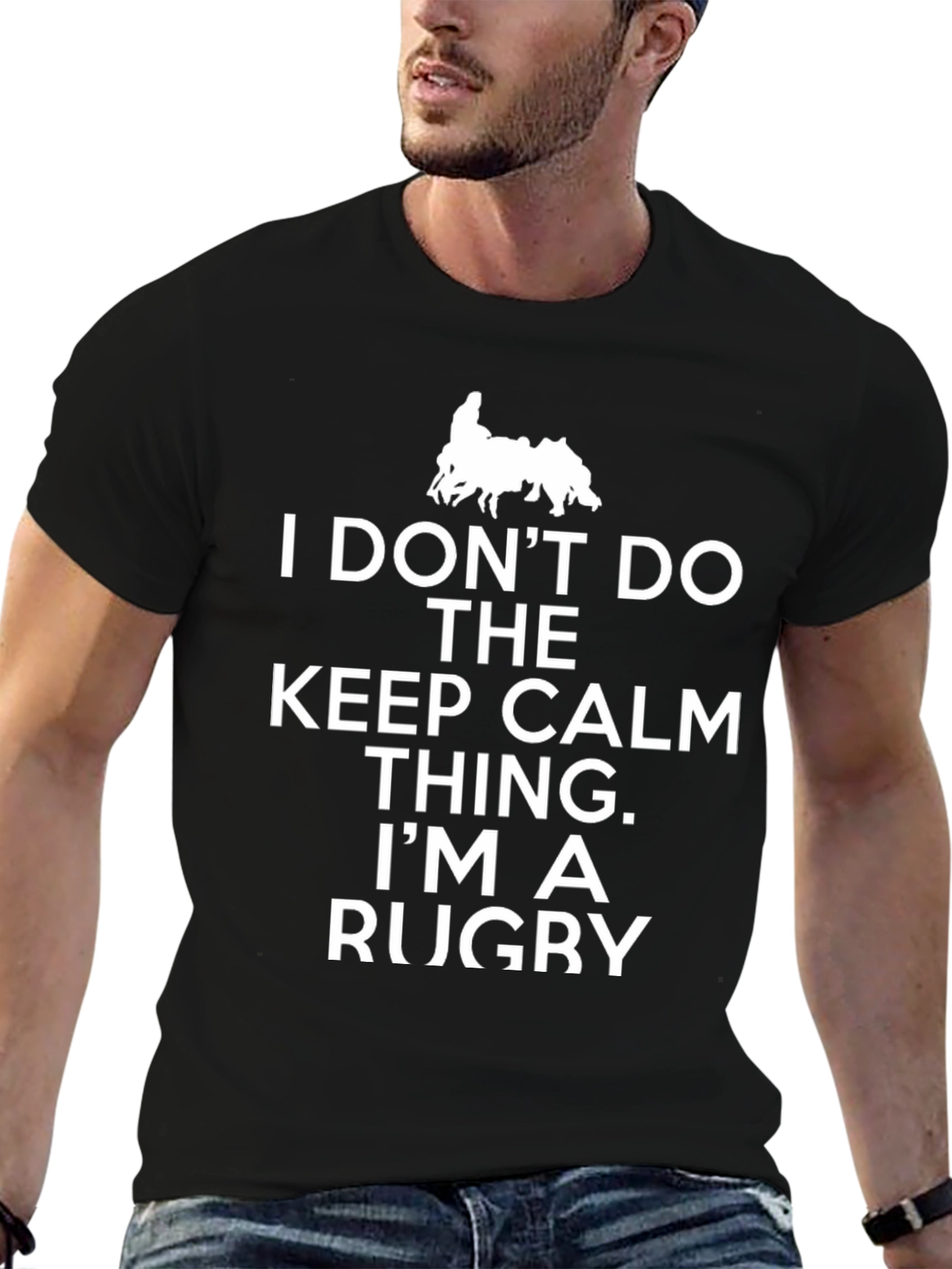 Rugby T-Shirt - I Dont Do Calm