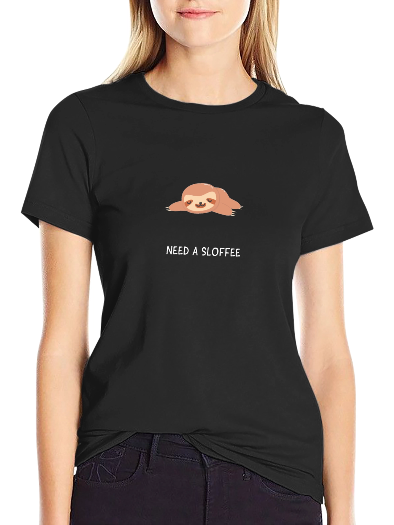 Need a Sloffee Sloth Graphic Tee - Relaxed Casual Comfort