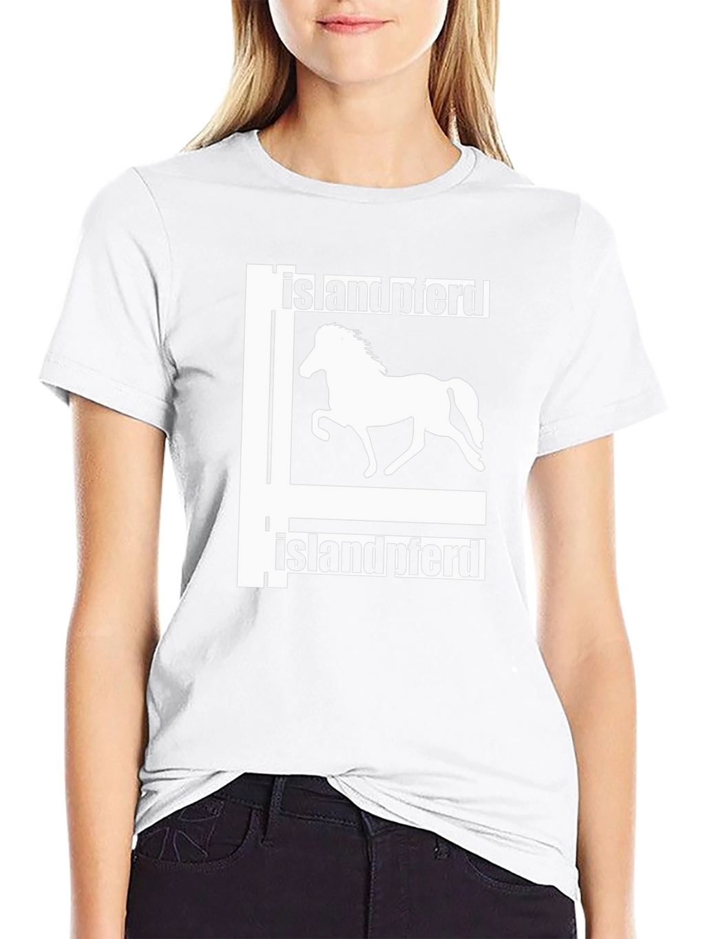 Islandpferd Horse T-Shirt - Black Graphic Tee