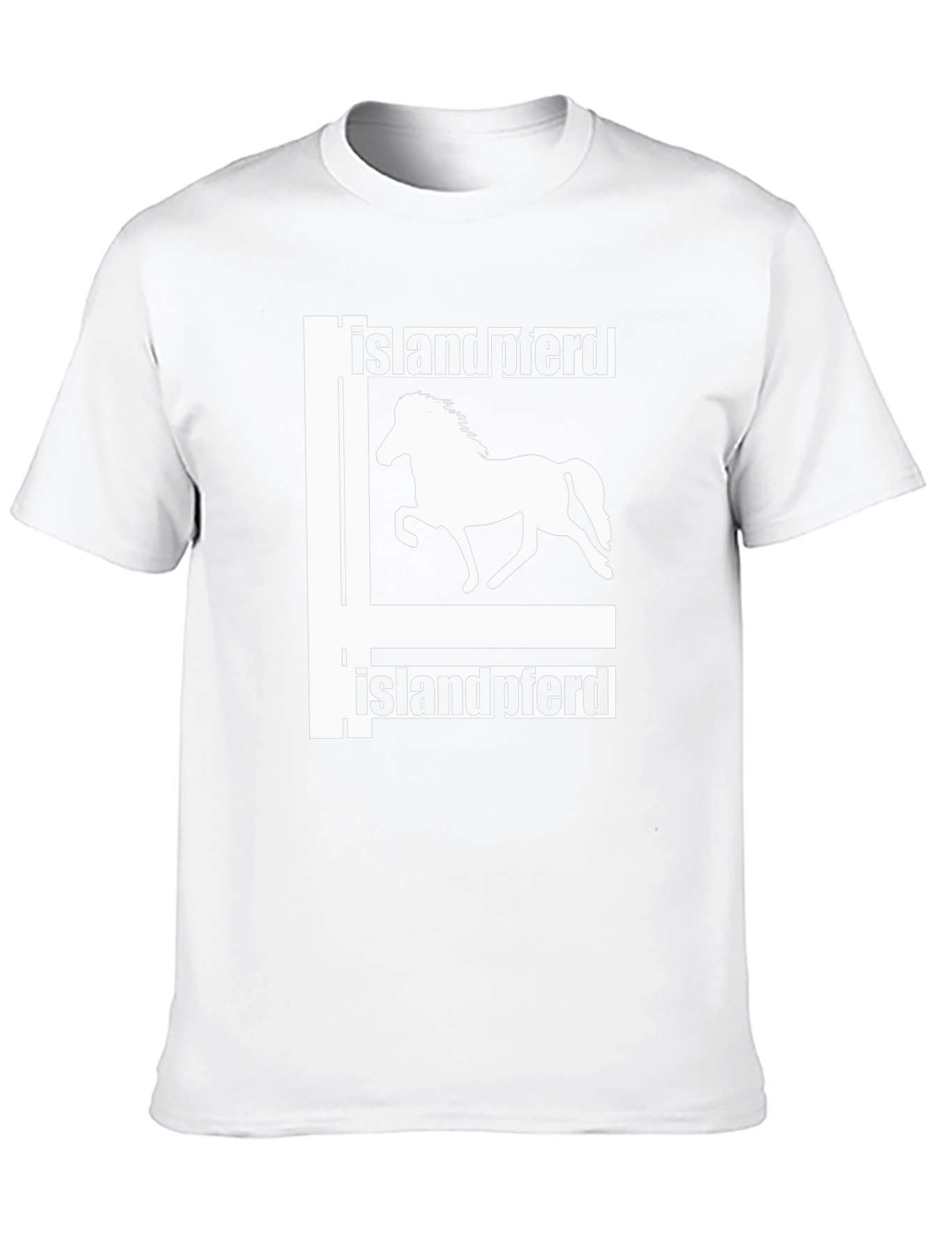 Islandpferd Horse T-Shirt - Black Graphic Tee