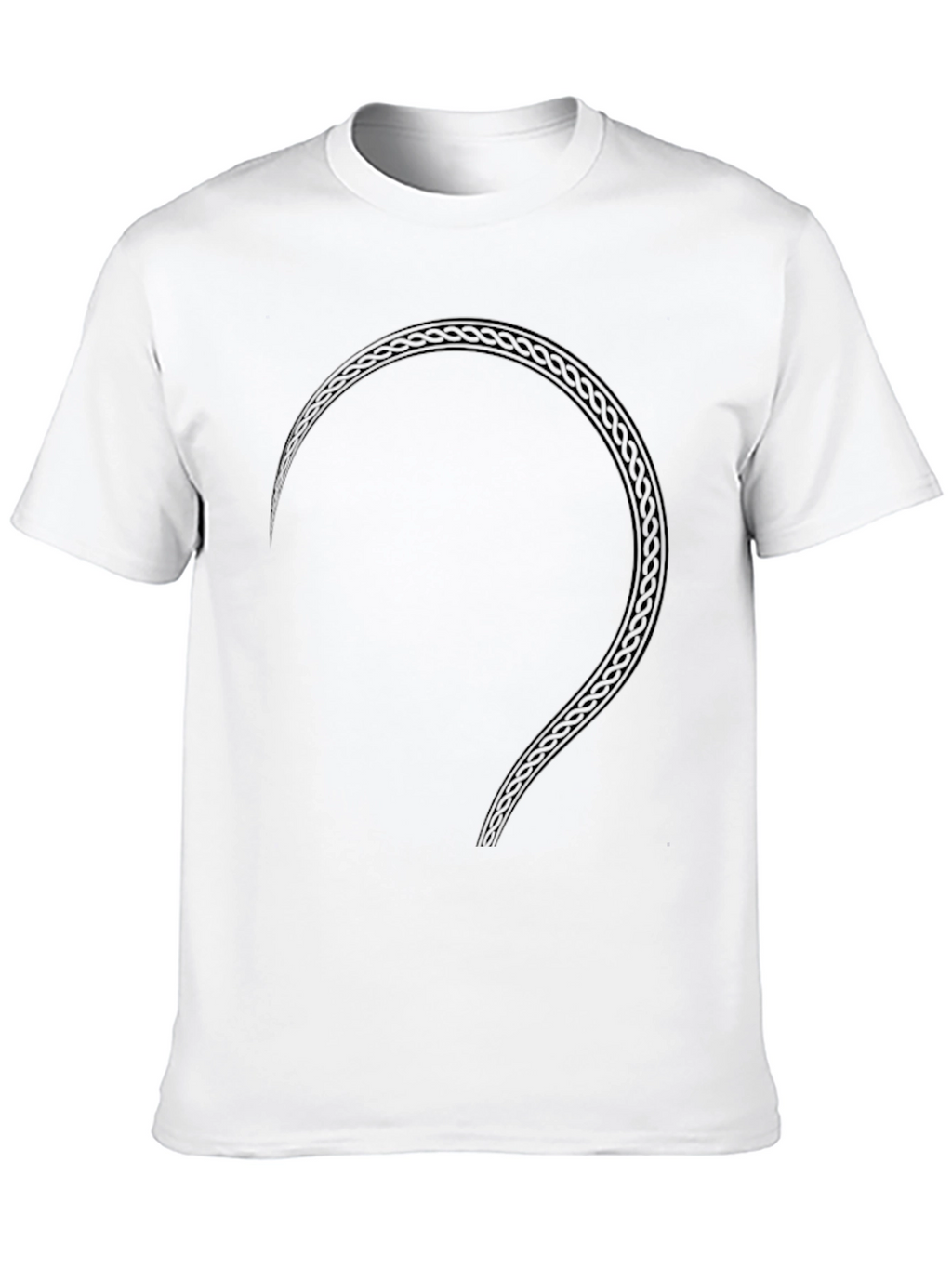 Mens Black Celtic Knot Graphic Tee