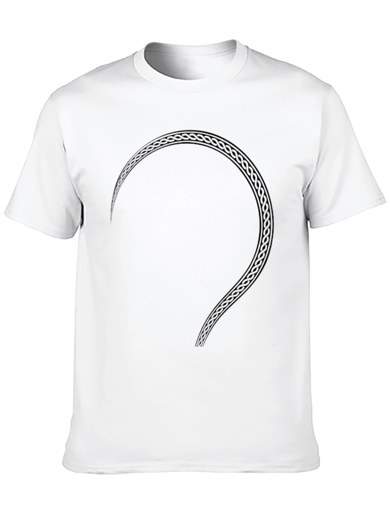 Mens Black Celtic Knot Graphic Tee