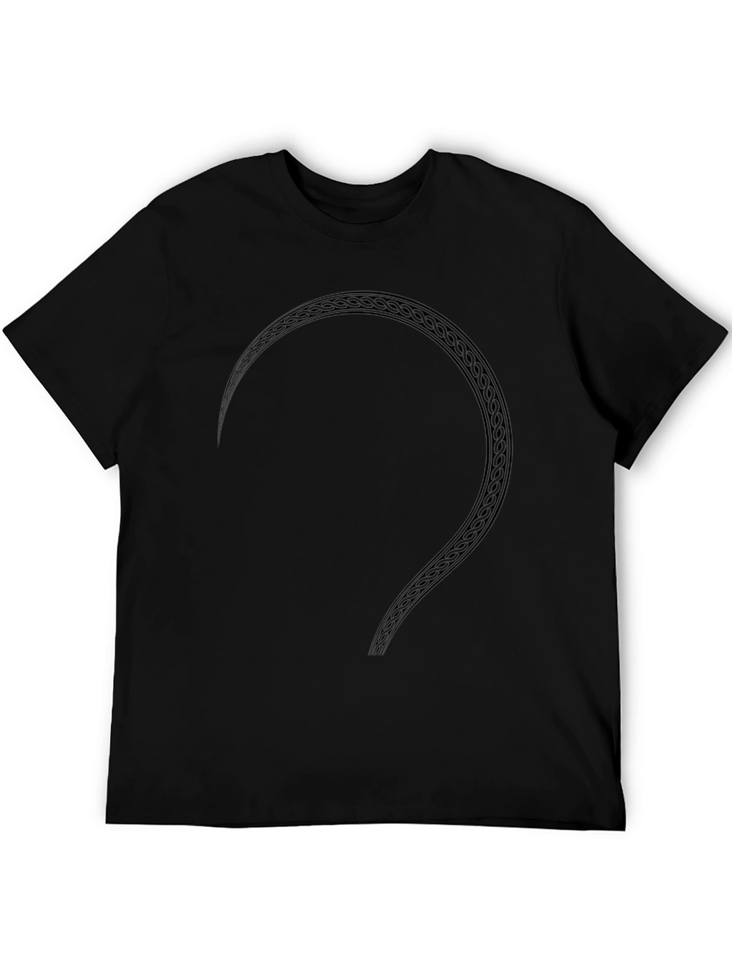 Mens Black Celtic Knot Graphic Tee