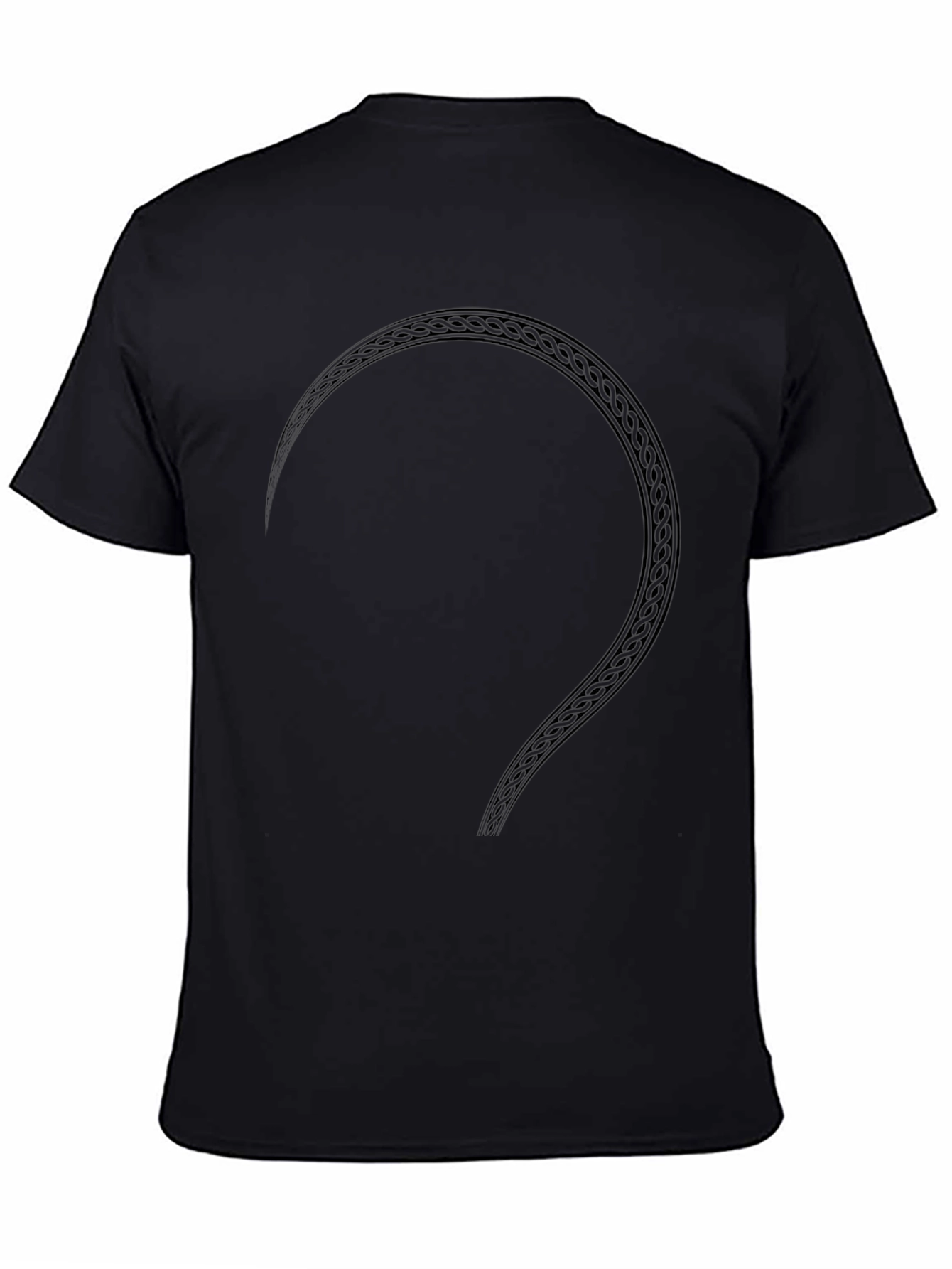 Mens Black Celtic Knot Graphic Tee