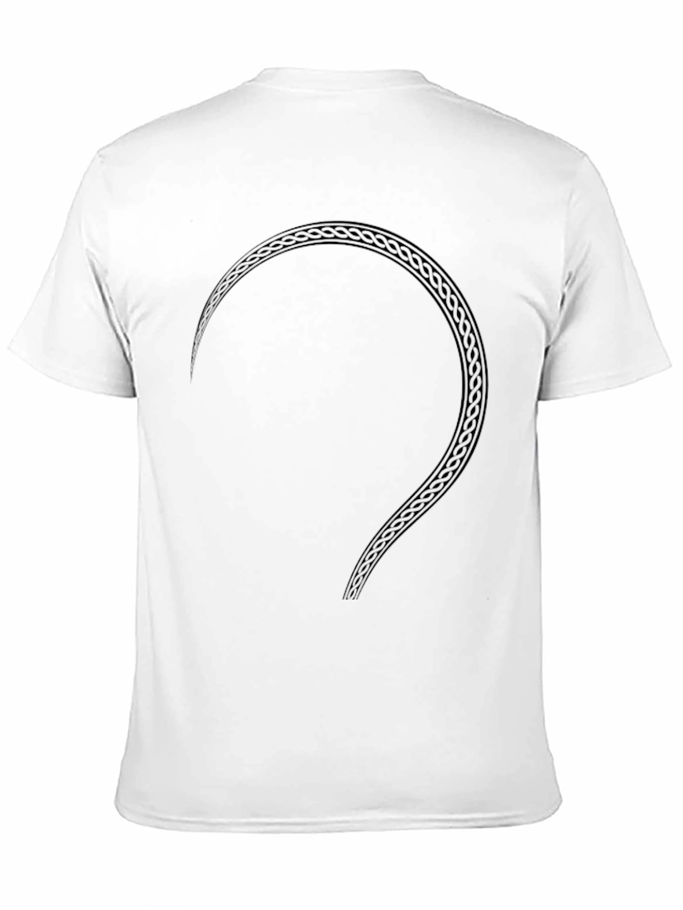 Mens Black Celtic Knot Graphic Tee
