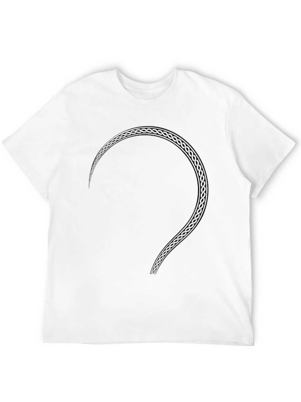 Mens Black Celtic Knot Graphic Tee