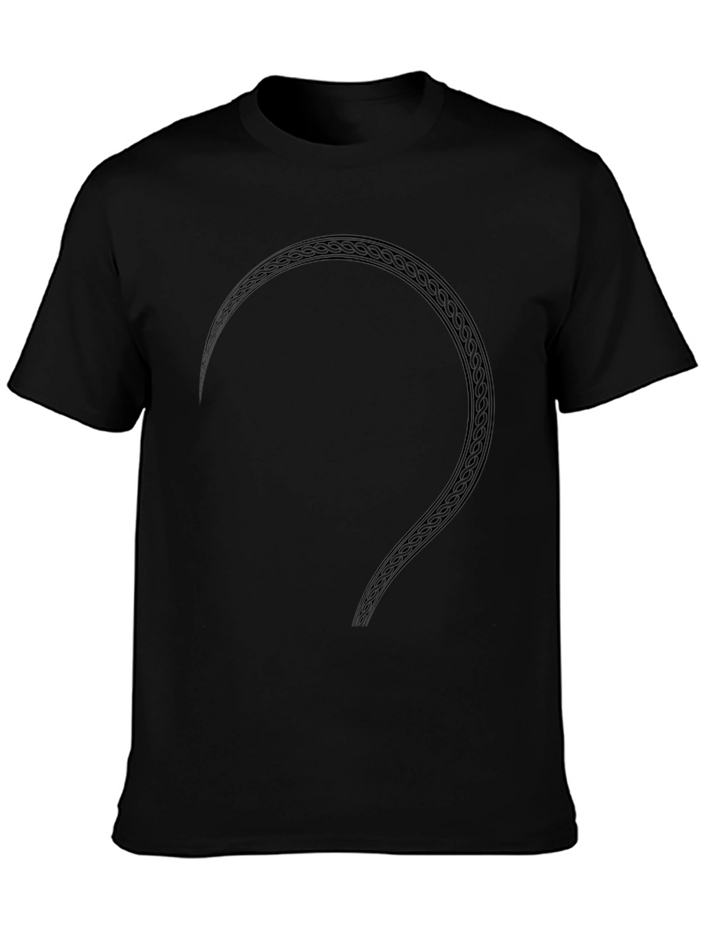 Mens Black Celtic Knot Graphic Tee