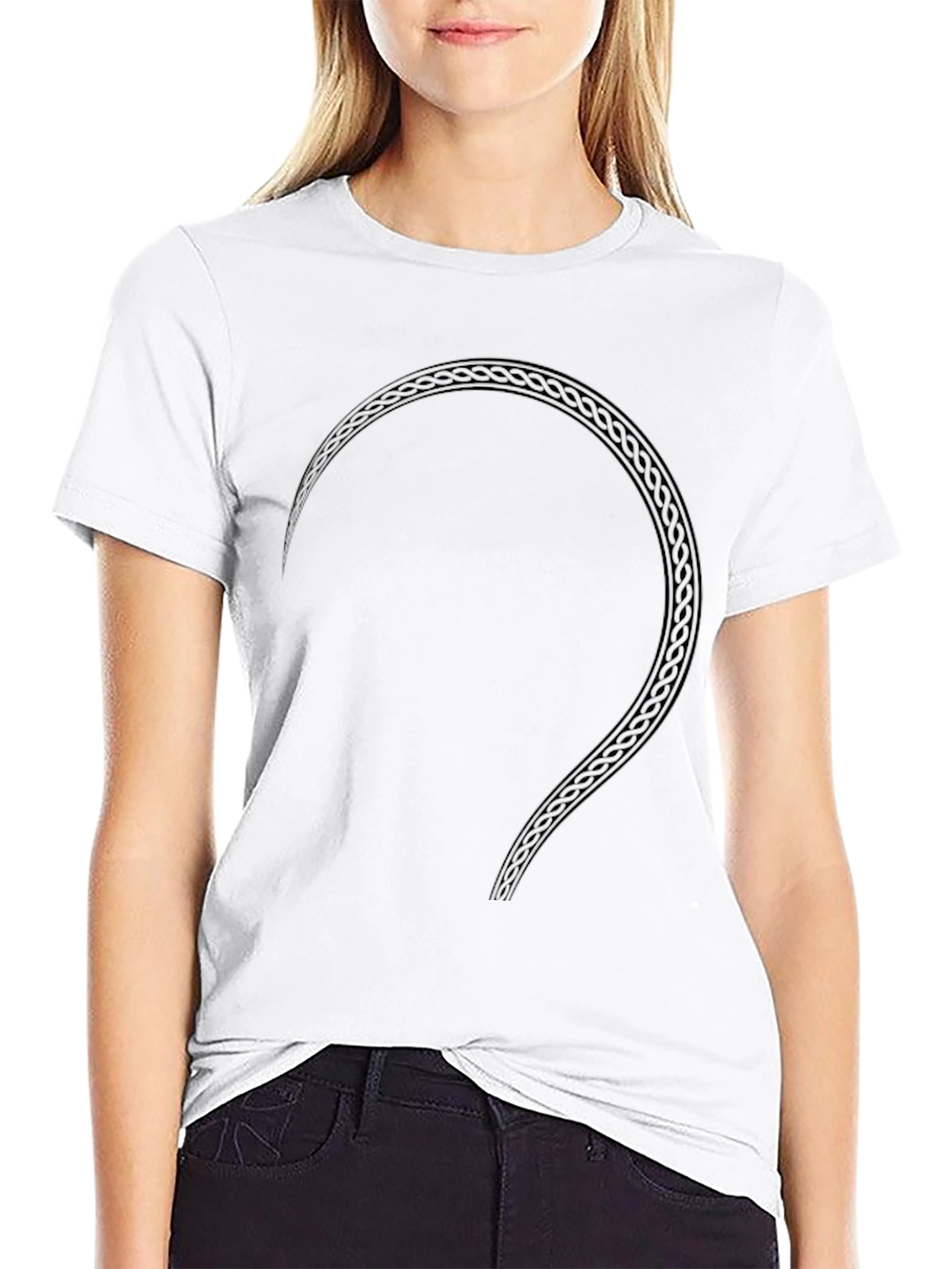 Mens Black Celtic Knot Graphic Tee