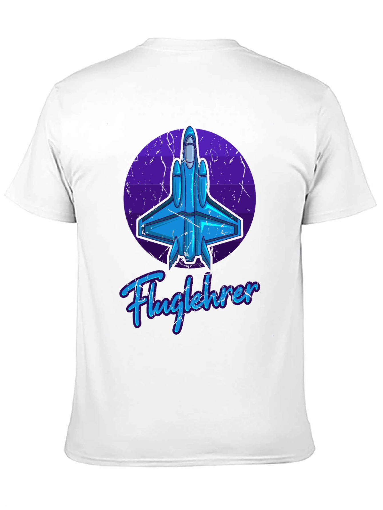 Fluglehrer Fighter Jet Graphic Tee - Black