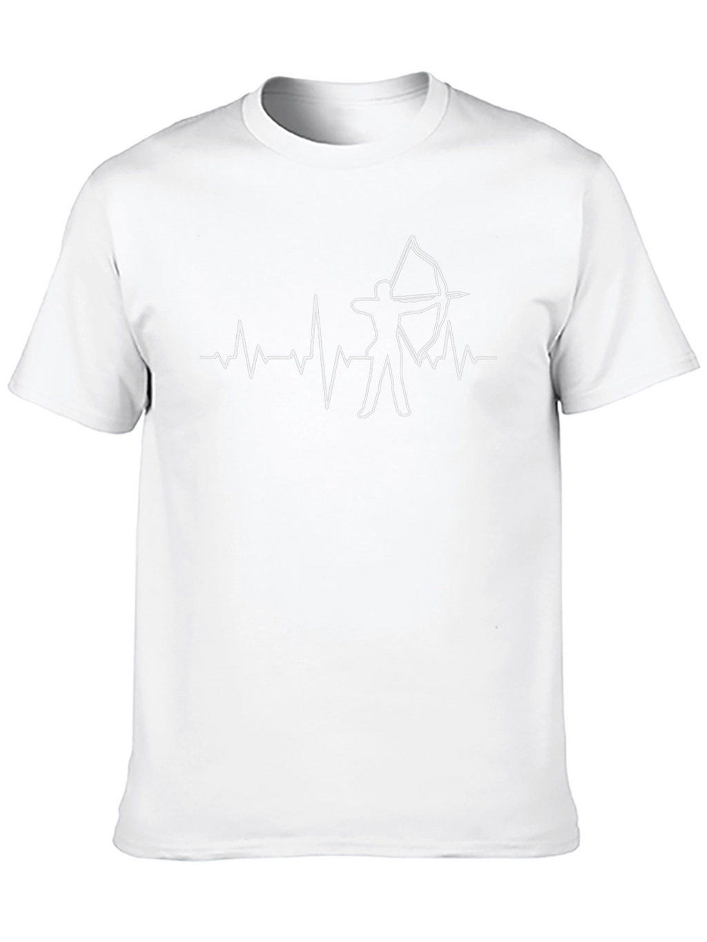 Archery Heartbeat Graphic Tee - Black