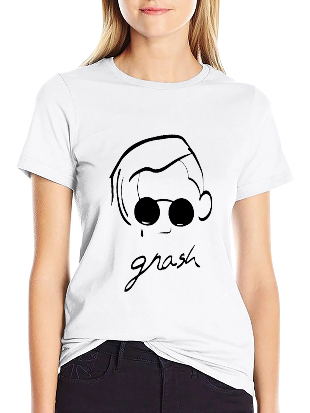 Grash Graphic Tee - Stylish Mens Black T-Shirt