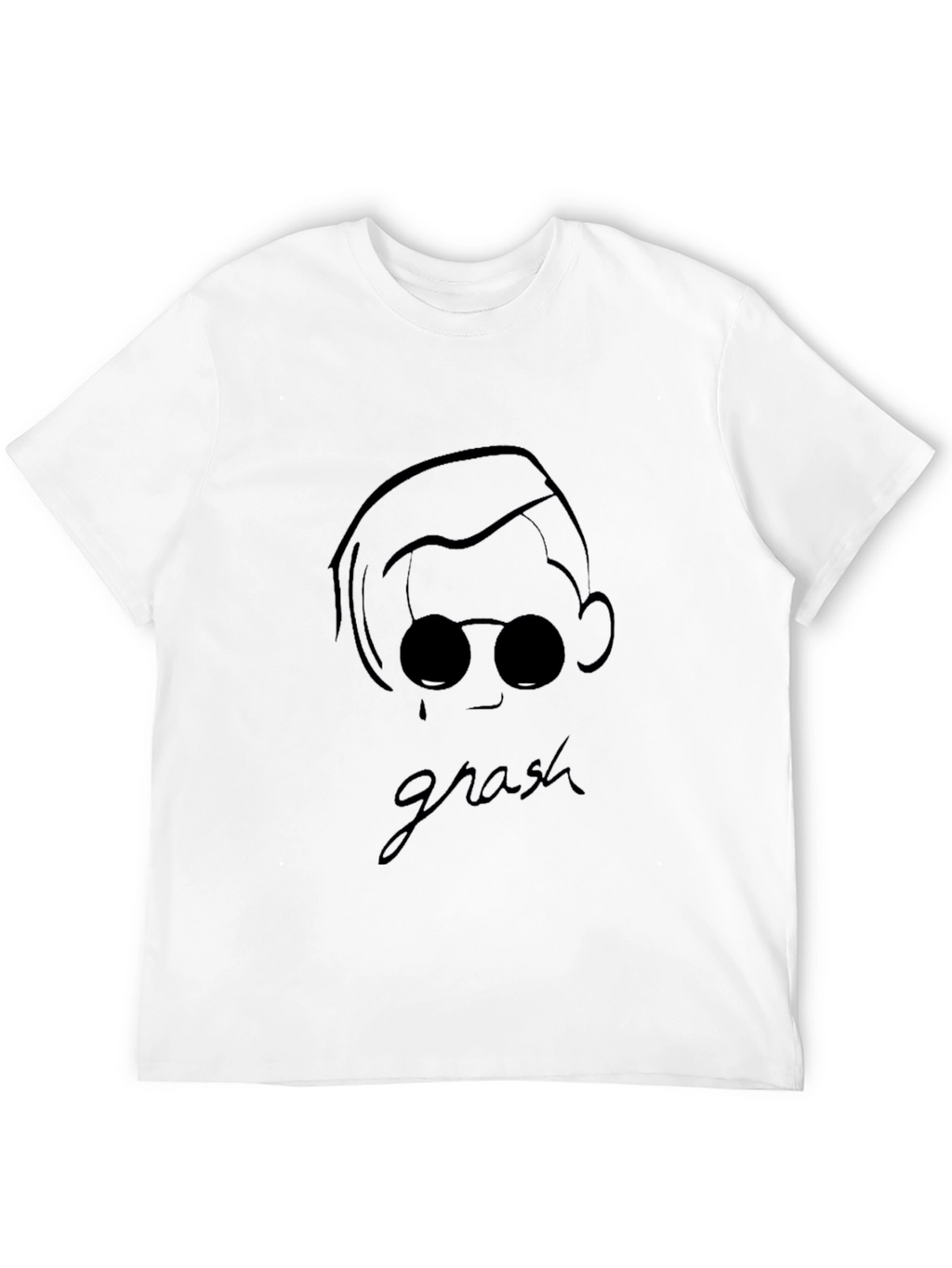 Grash Graphic Tee - Stylish Mens Black T-Shirt