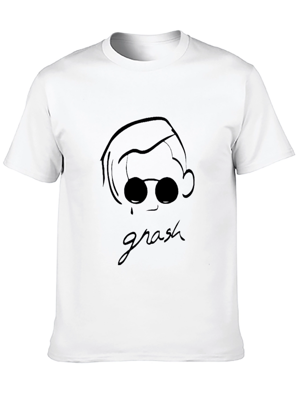 Grash Graphic Tee - Stylish Mens Black T-Shirt