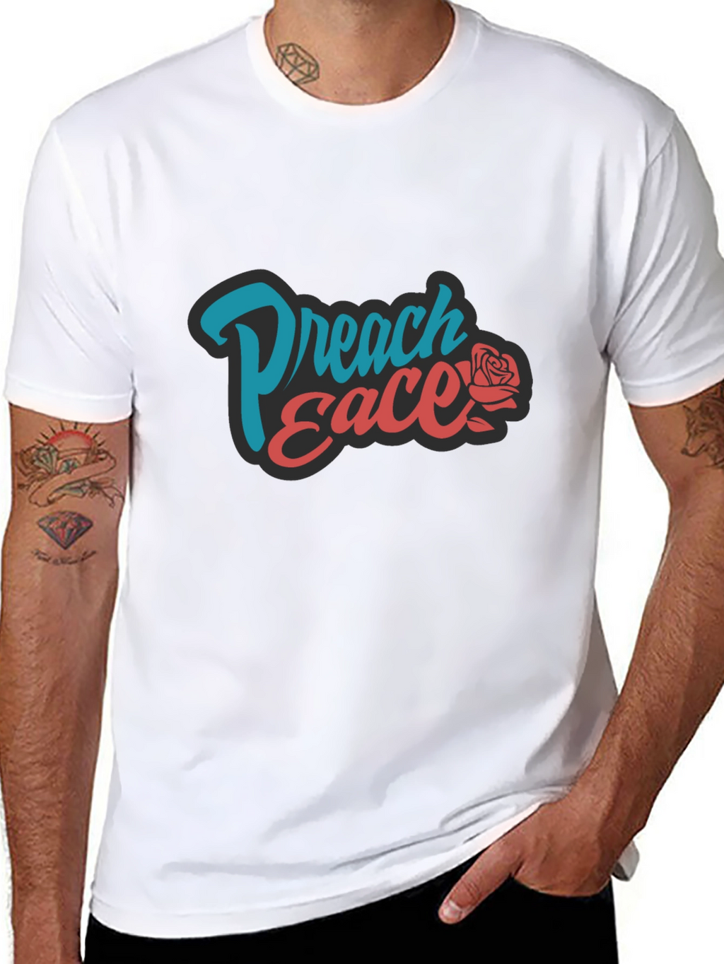 Preach Peace Graphic T-Shirt - Stylish & Comfortable