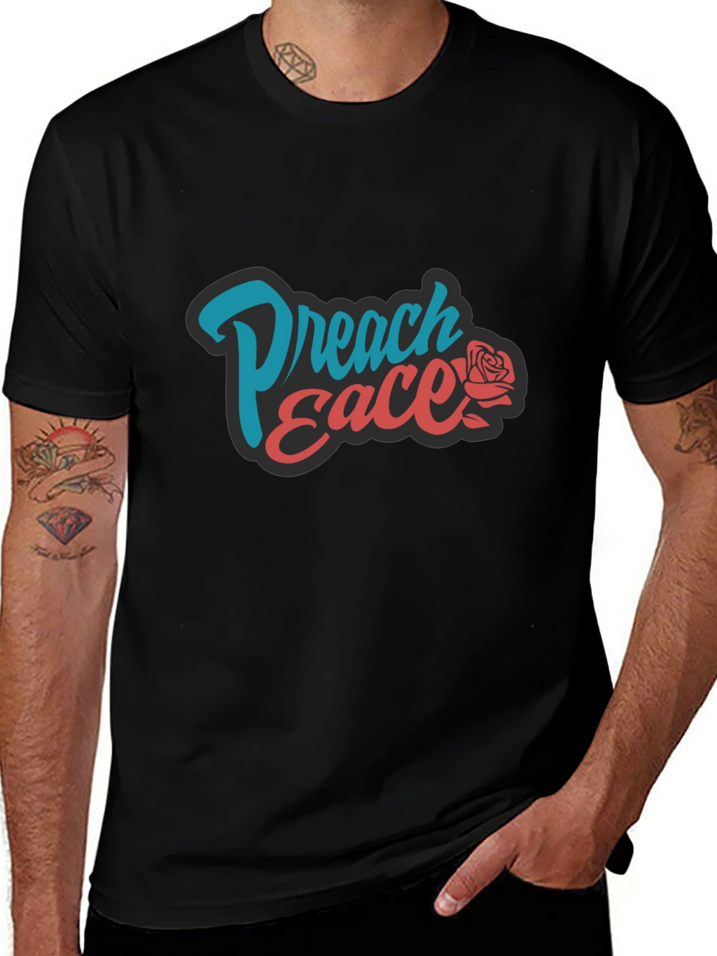 Preach Peace Graphic T-Shirt - Stylish & Comfortable