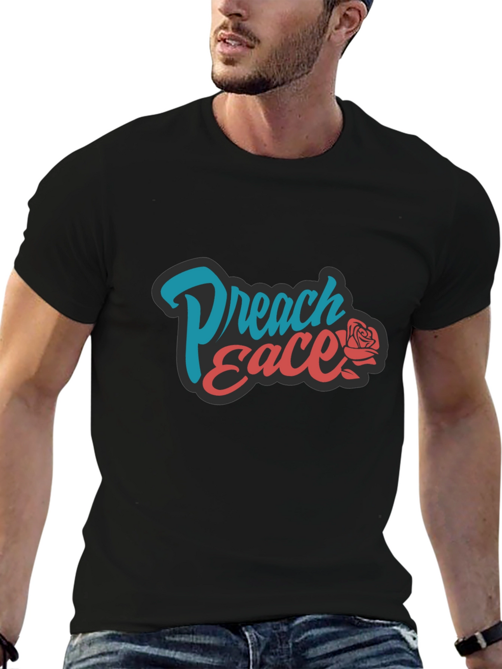 Preach Peace Graphic T-Shirt - Stylish & Comfortable