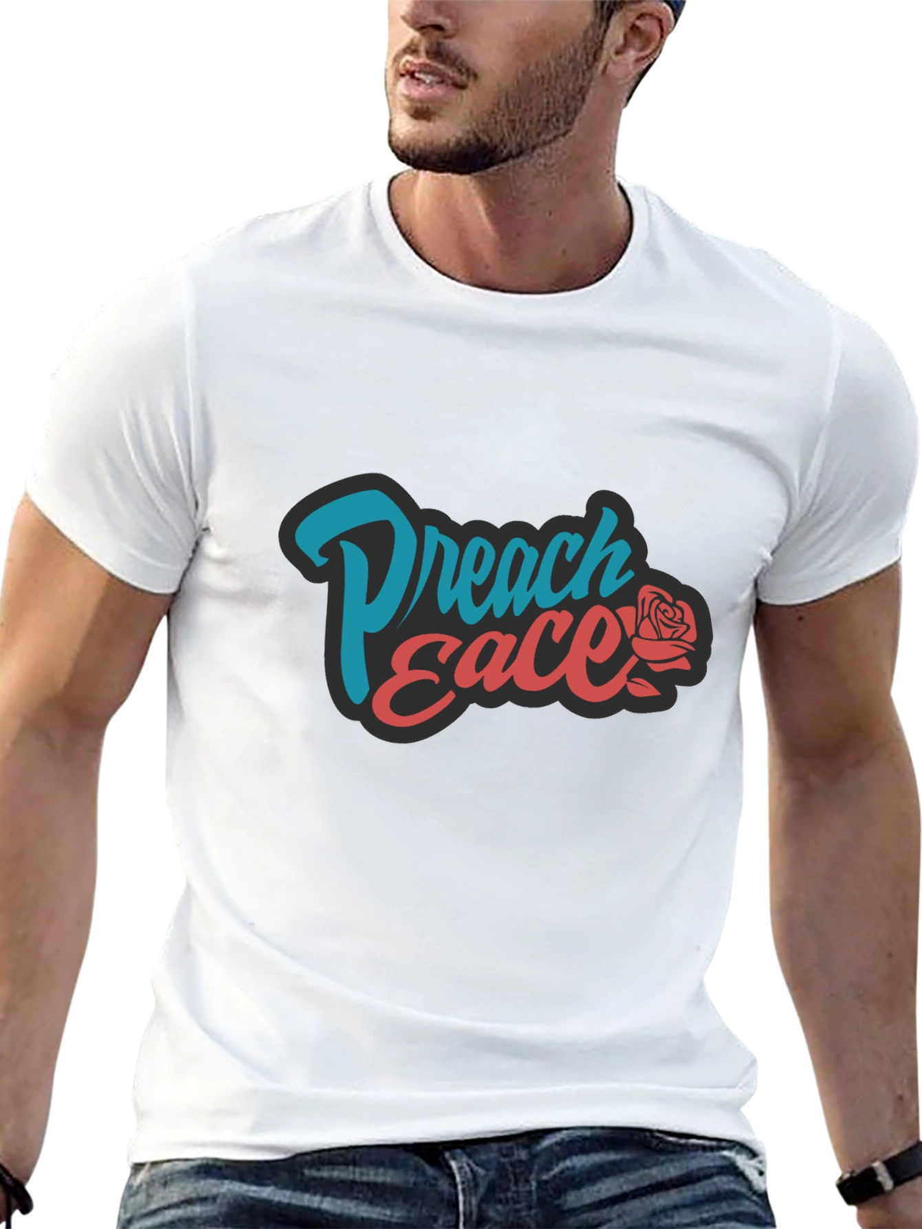 Preach Peace Graphic T-Shirt - Stylish & Comfortable