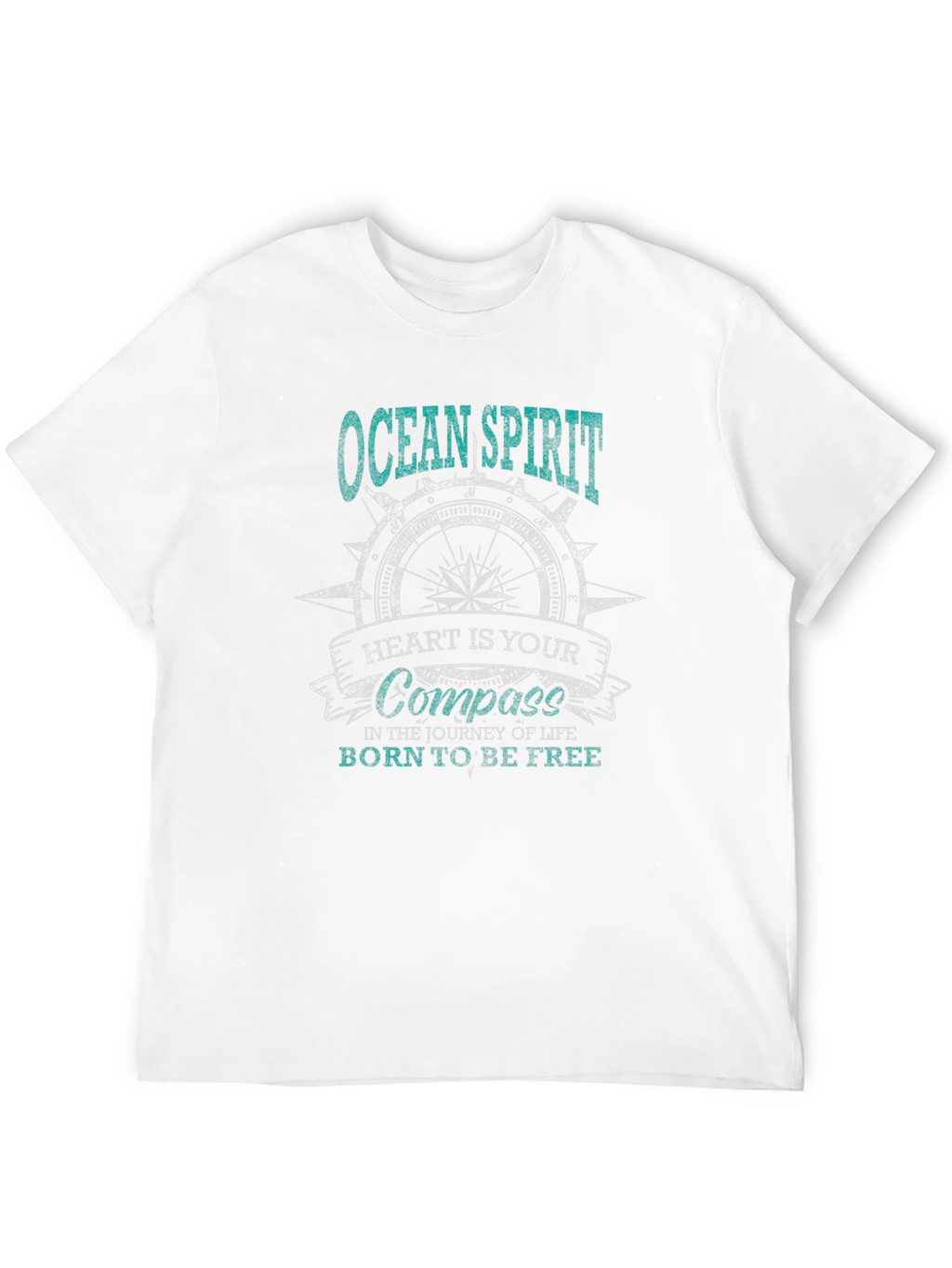 Ocean Spirit Compass Graphic T-Shirt