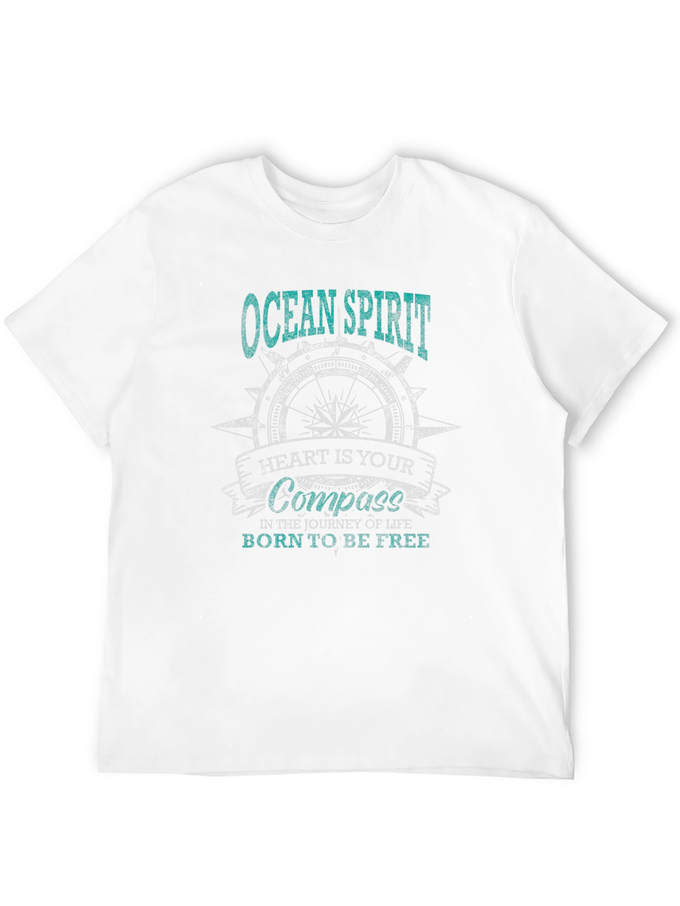 Ocean Spirit Compass Graphic T-Shirt