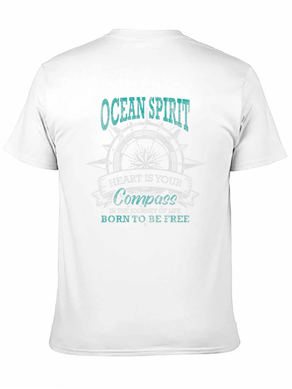 Ocean Spirit Compass Graphic T-Shirt