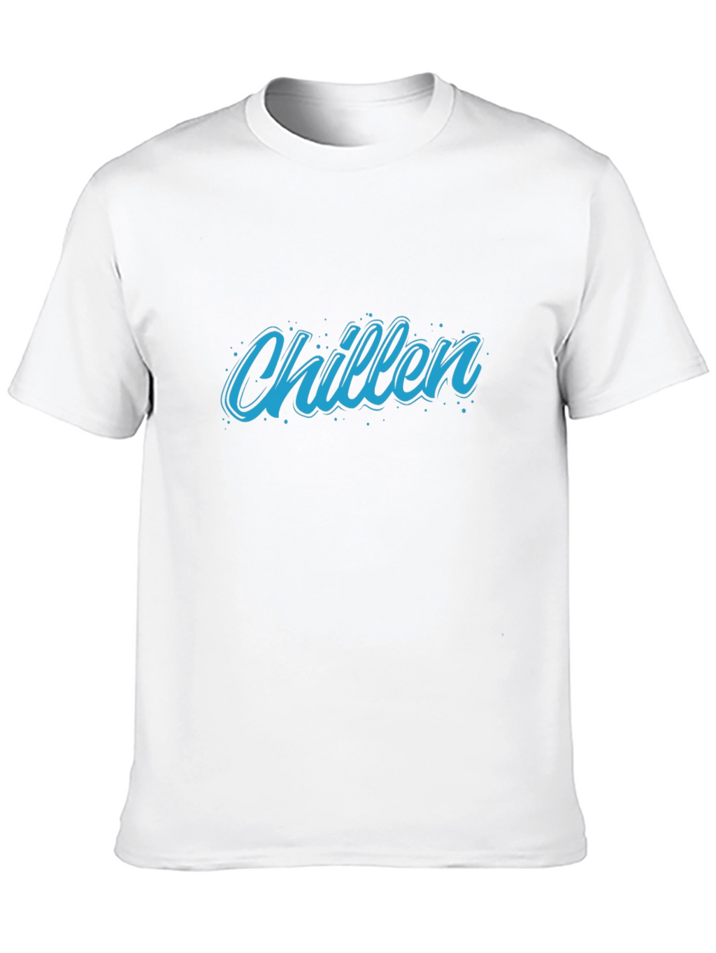 Chillen Graphic Print Black T-Shirt