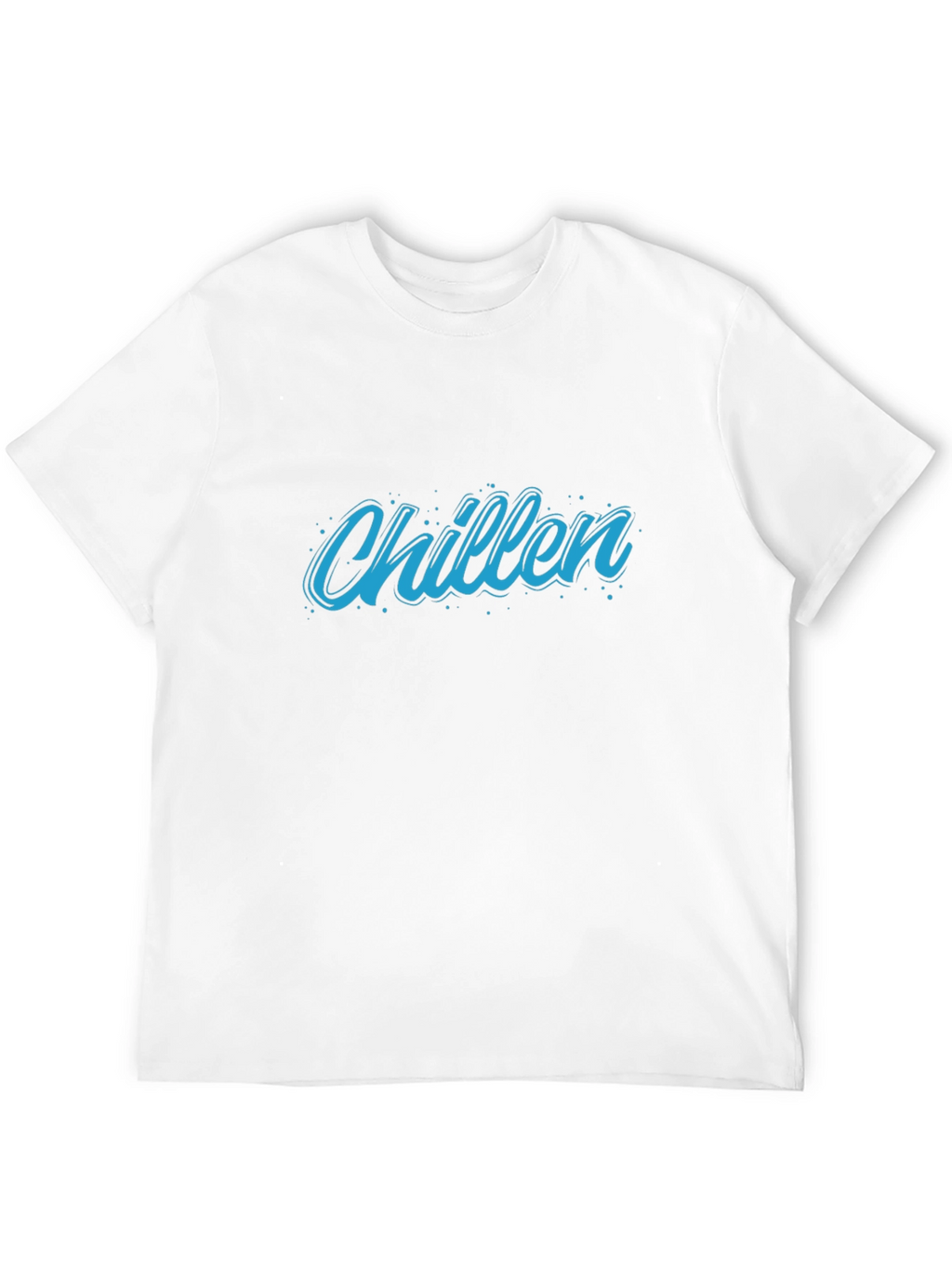 Chillen Graphic Print Black T-Shirt