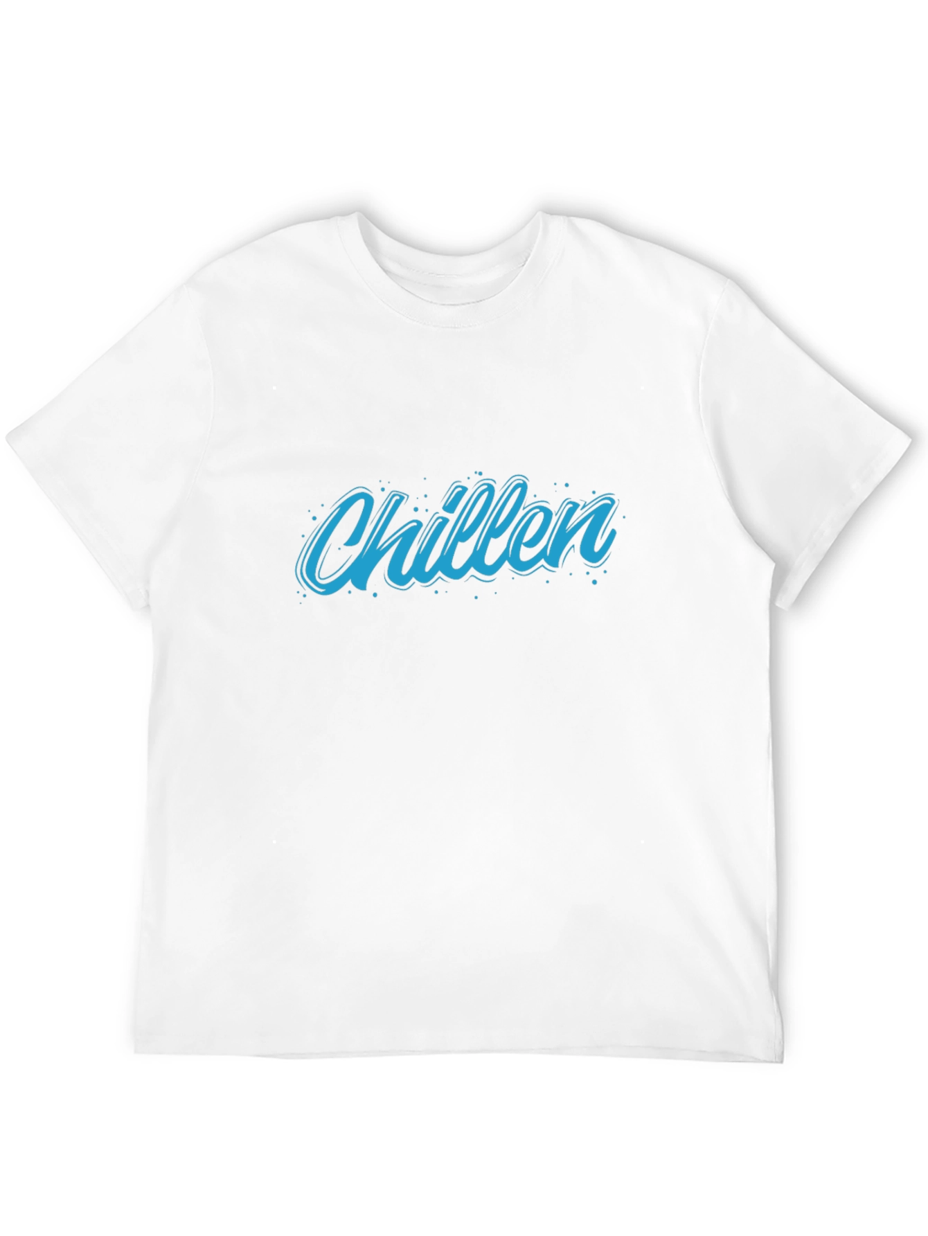 Chillen Graphic Print Black T-Shirt
