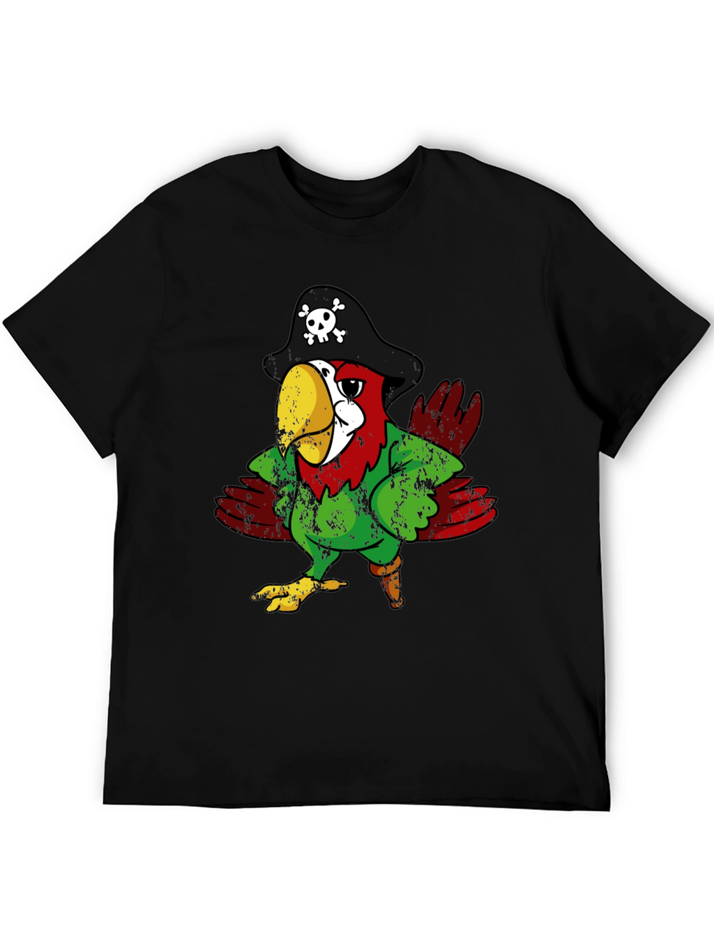 Pirate Parrot Graphic T-Shirt