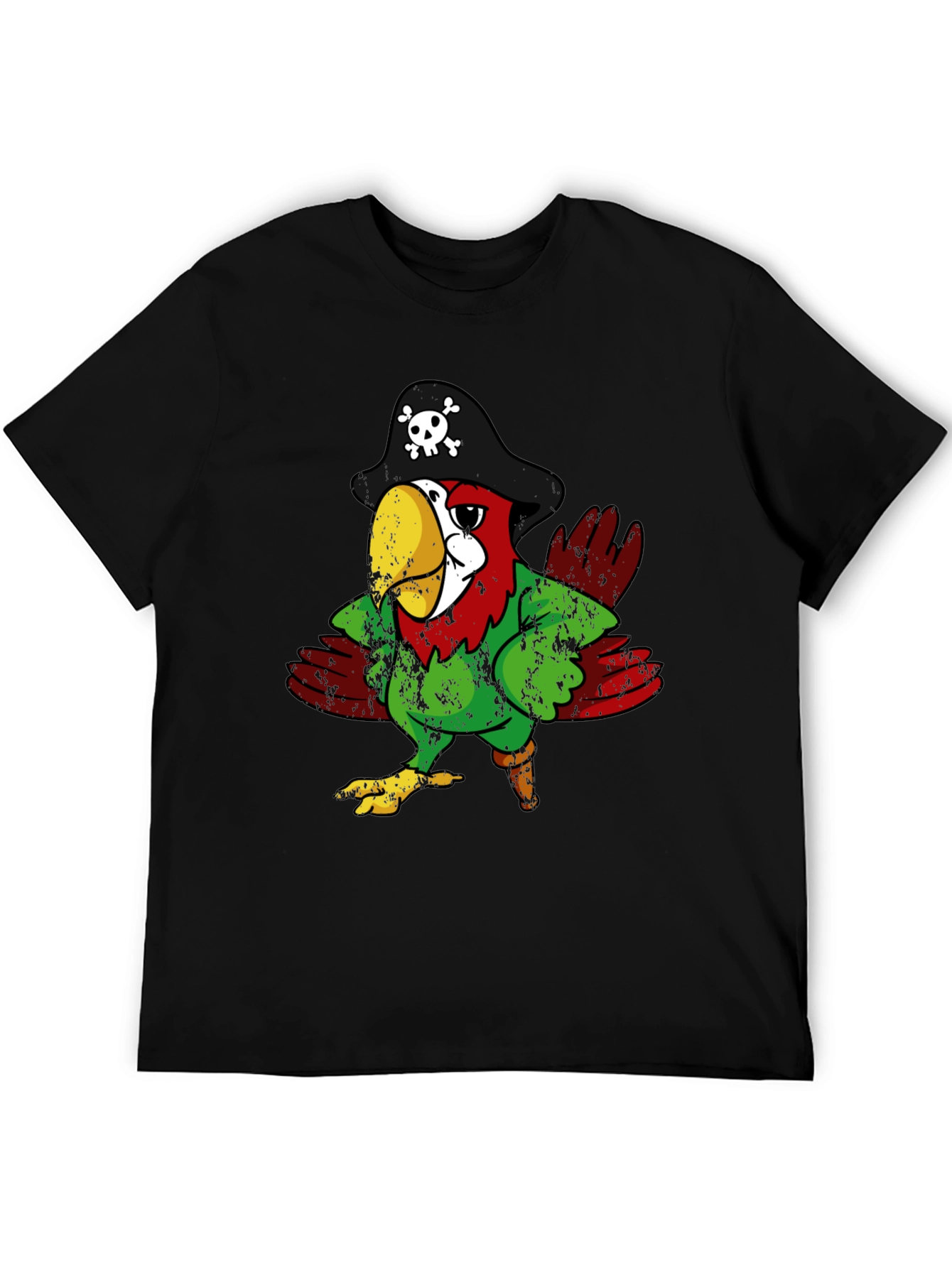 Pirate Parrot Graphic T-Shirt