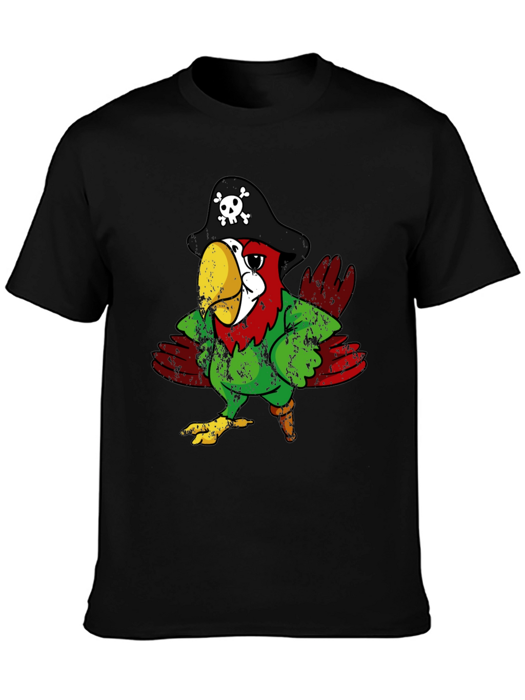 Pirate Parrot Graphic T-Shirt