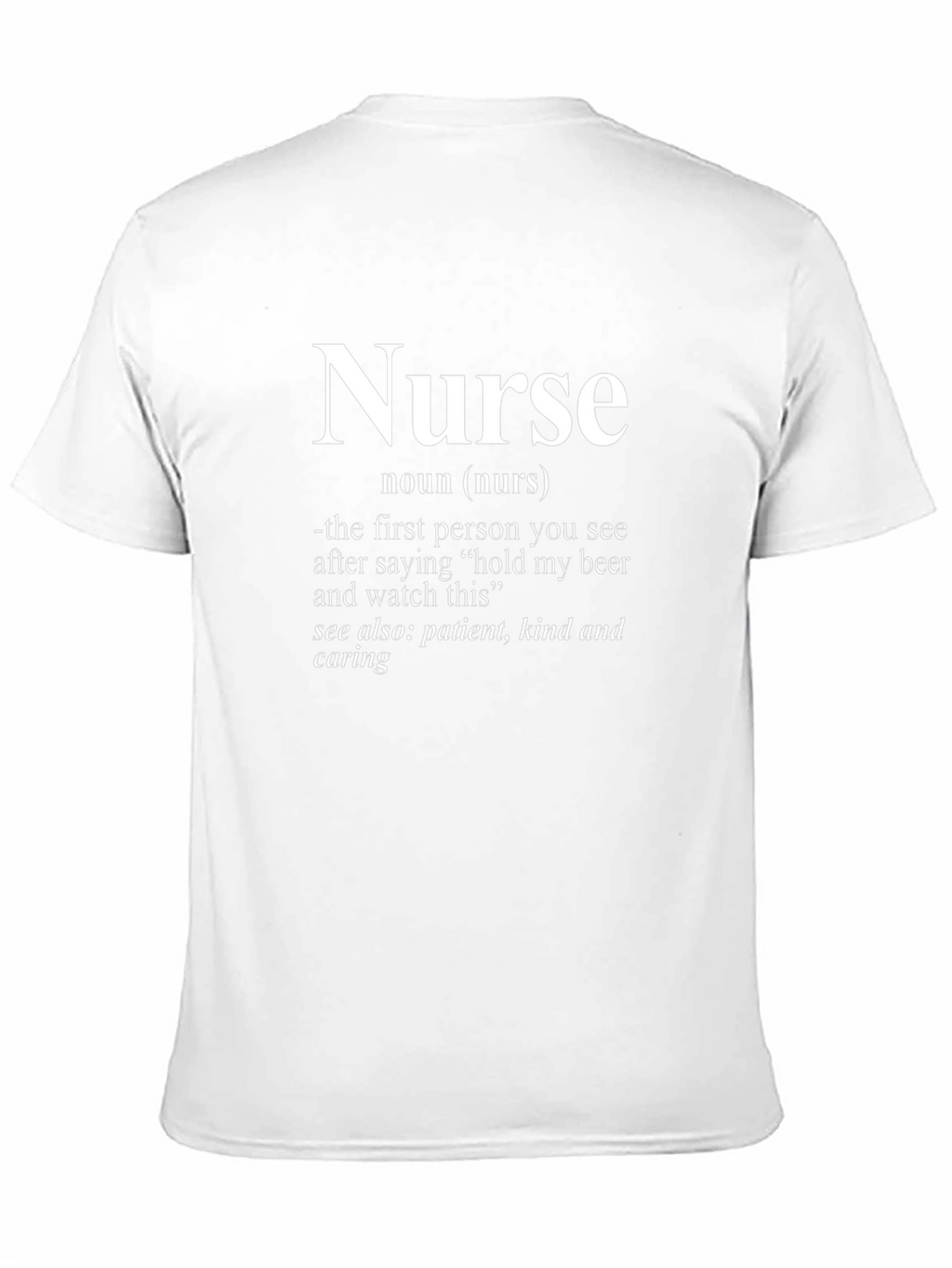 Nurse Definition Black T-Shirt
