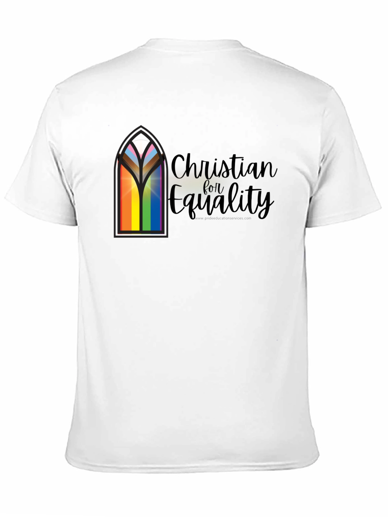 Christian for Equality T-Shirt - Pride Rainbow