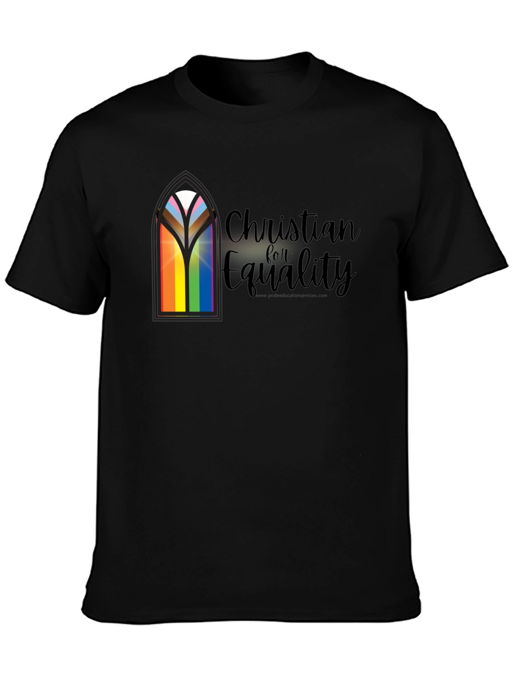 Christian for Equality T-Shirt - Pride Rainbow