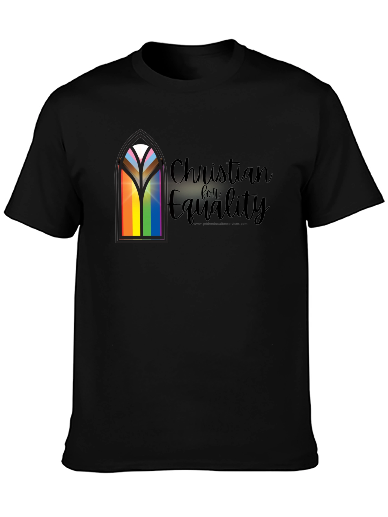 Christian for Equality T-Shirt - Pride Rainbow