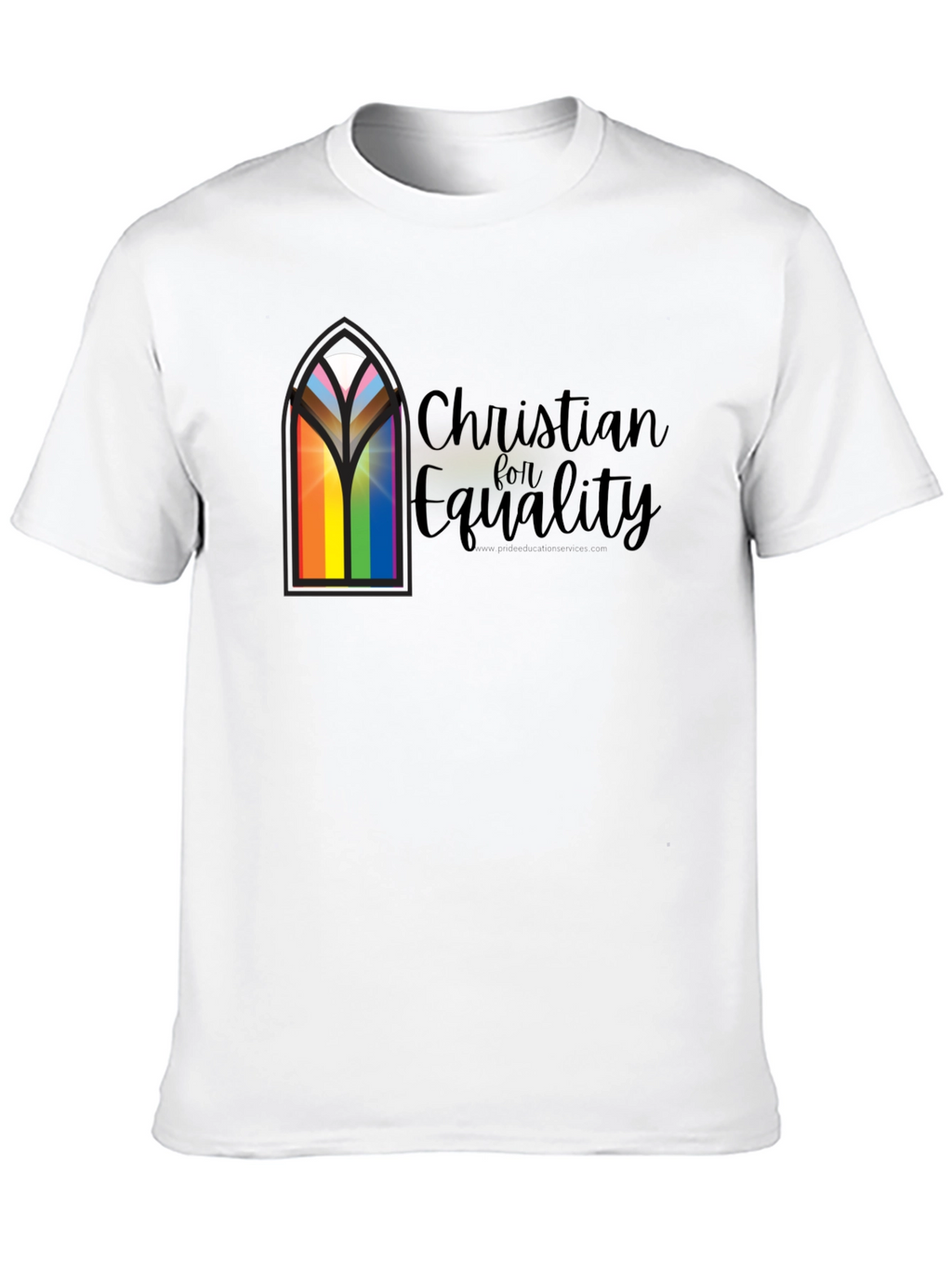 Christian for Equality T-Shirt - Pride Rainbow
