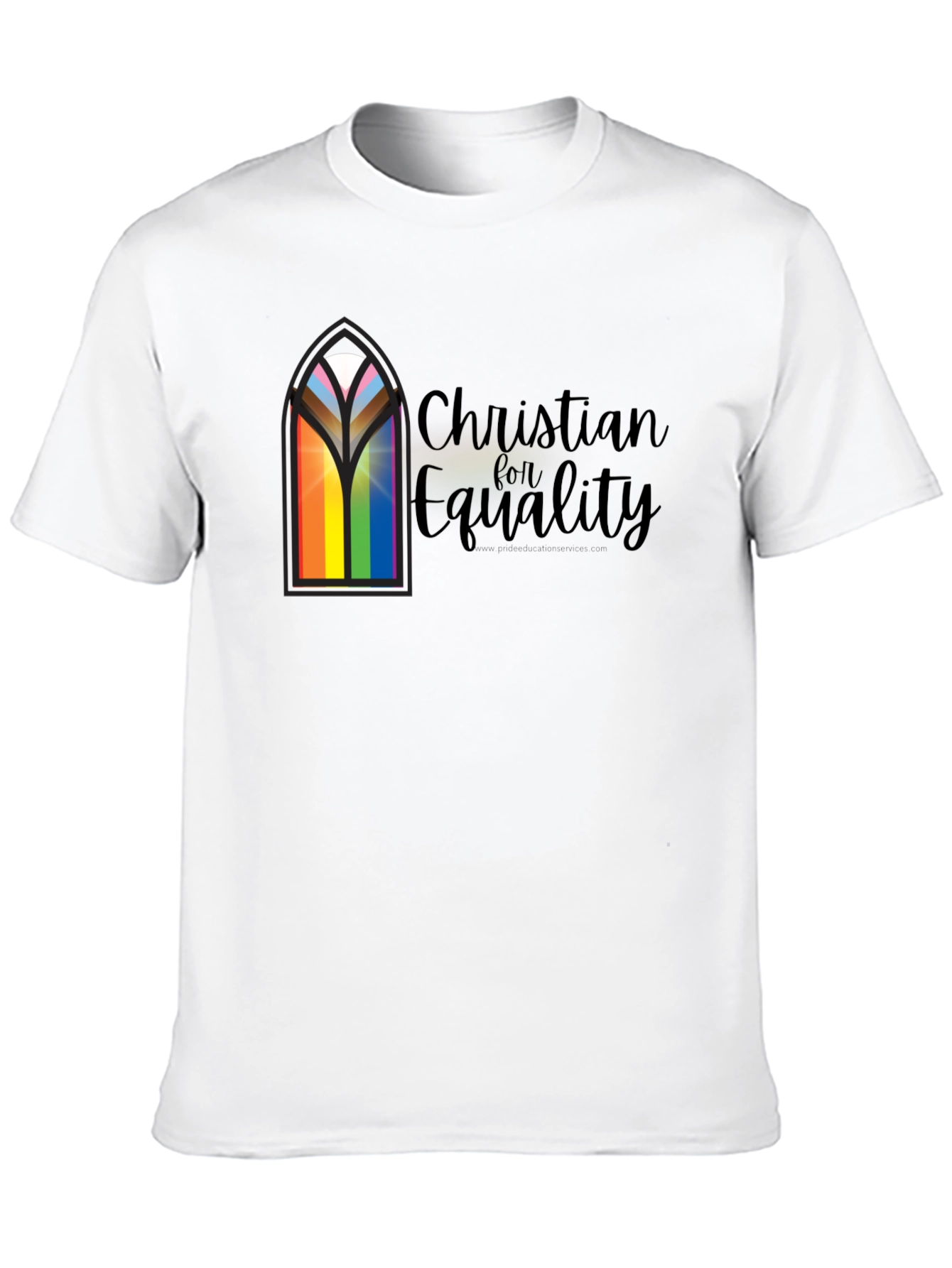 Christian for Equality T-Shirt - Pride Rainbow