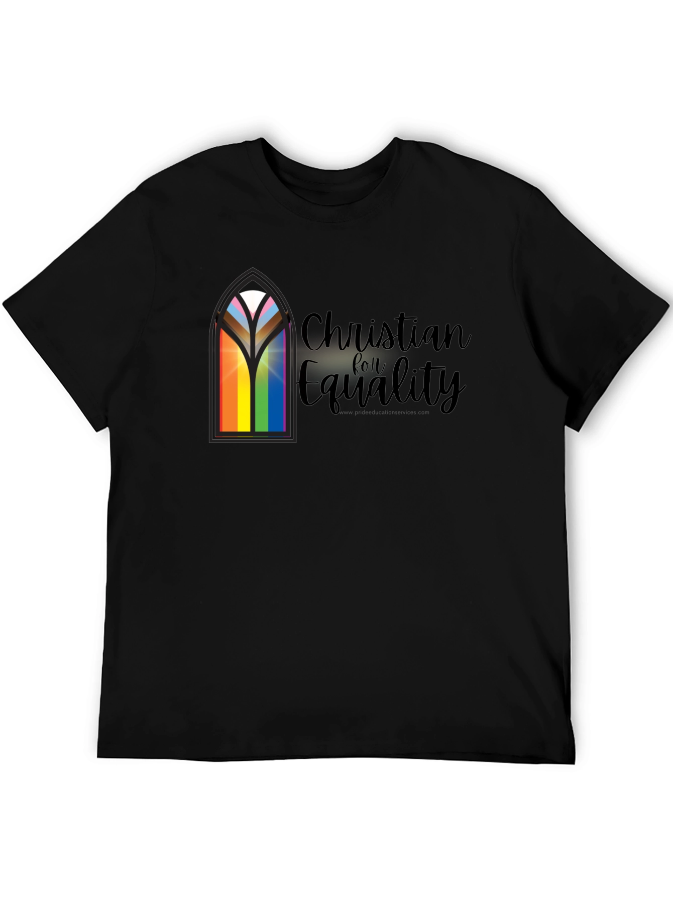Christian for Equality T-Shirt - Pride Rainbow