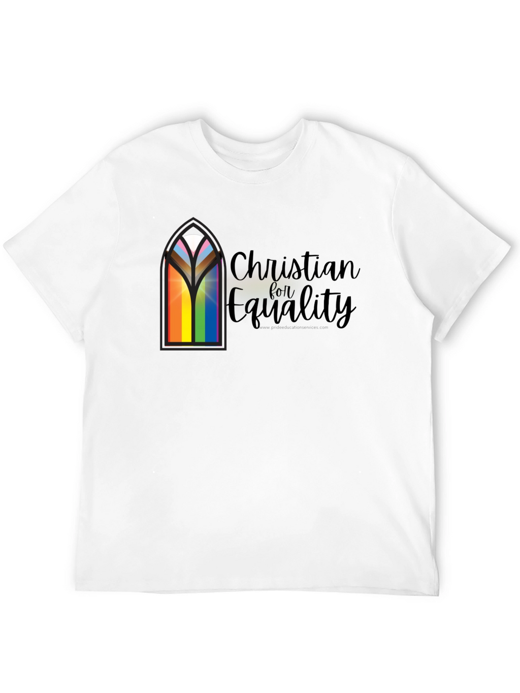 Christian for Equality T-Shirt - Pride Rainbow