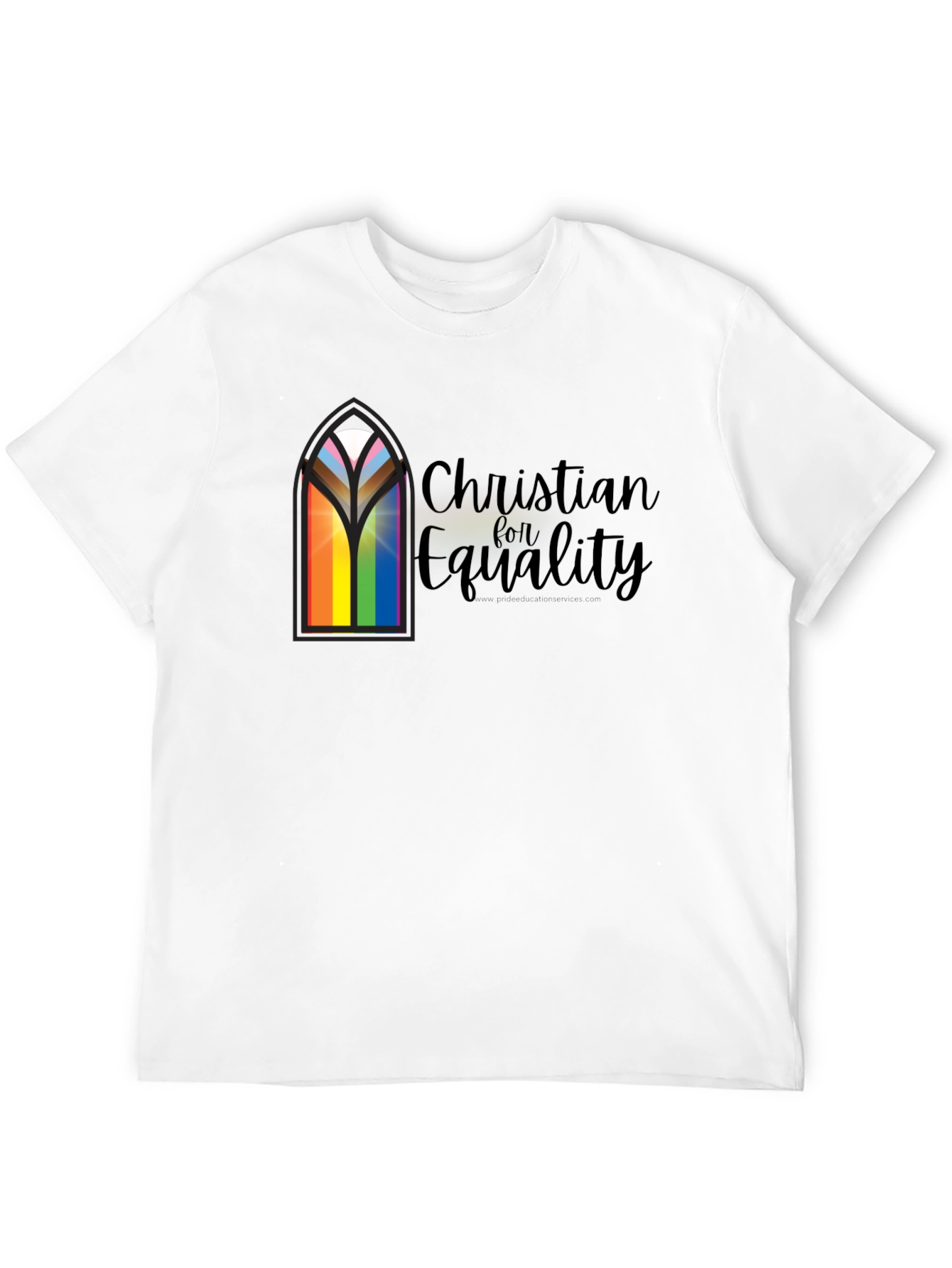 Christian for Equality T-Shirt - Pride Rainbow