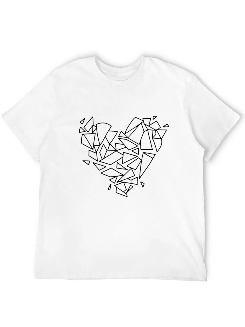 Broken Heart Graphic Tee - Black