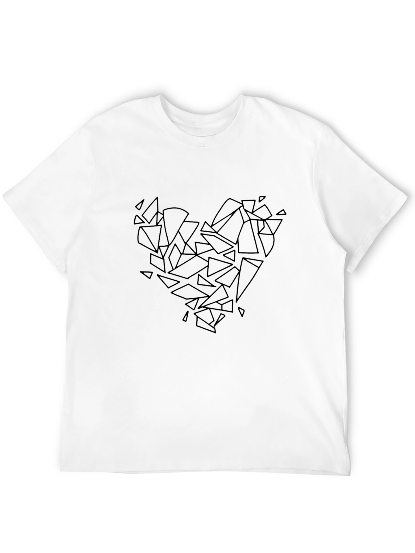 Broken Heart Graphic Tee - Black