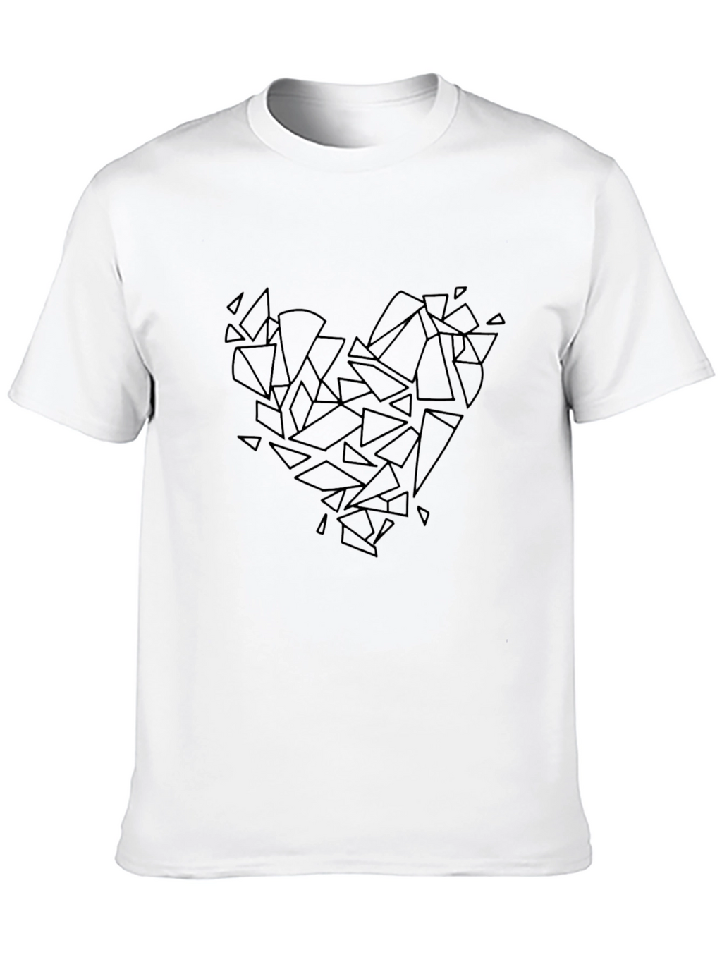 Broken Heart Graphic Tee - Black