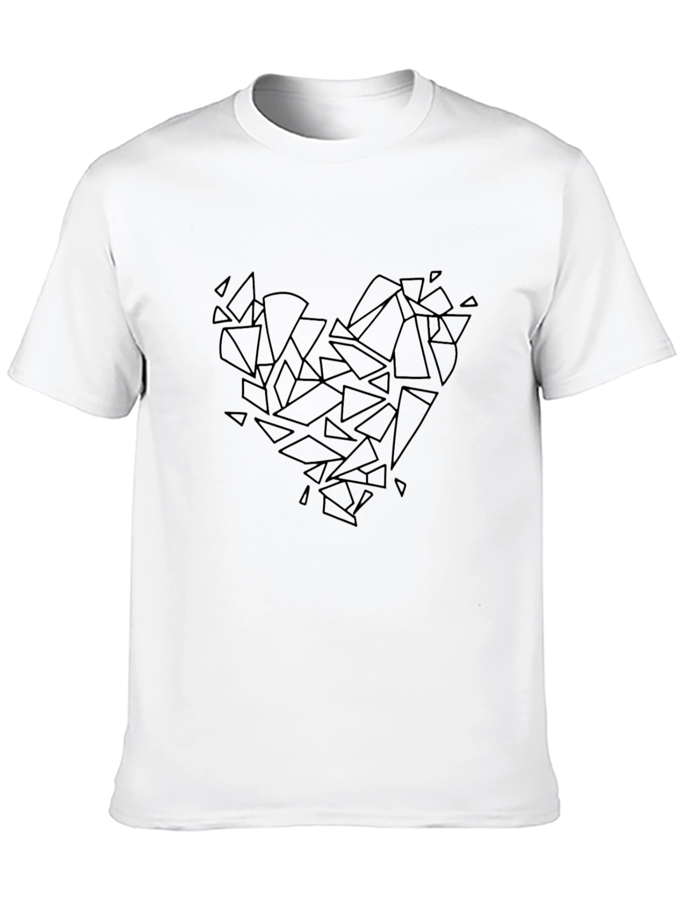 Broken Heart Graphic Tee - Black